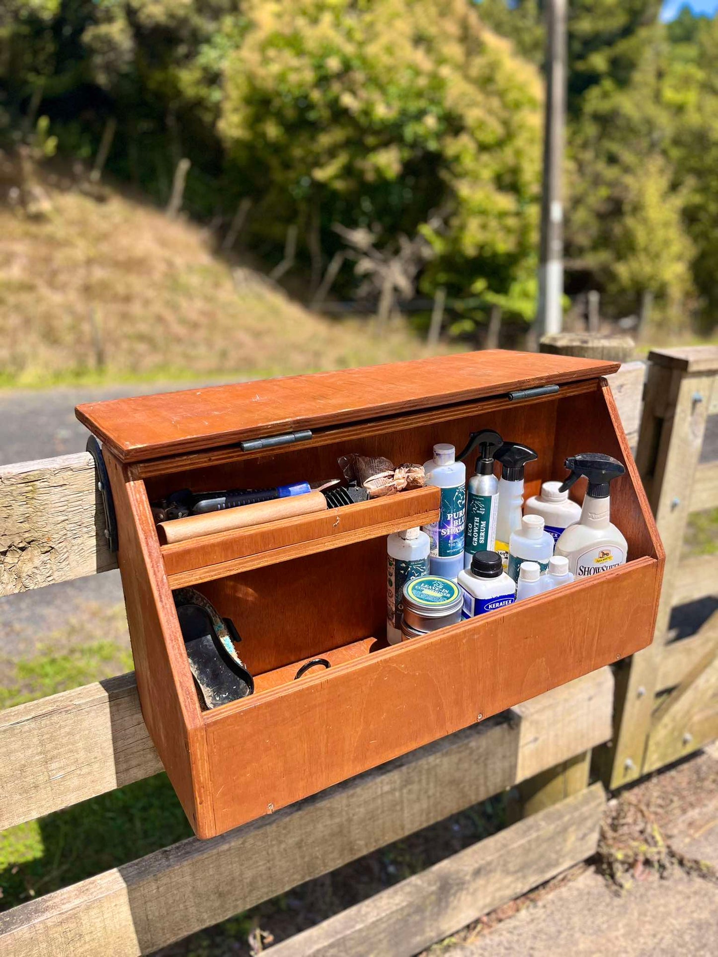 Wooden Grooming Box